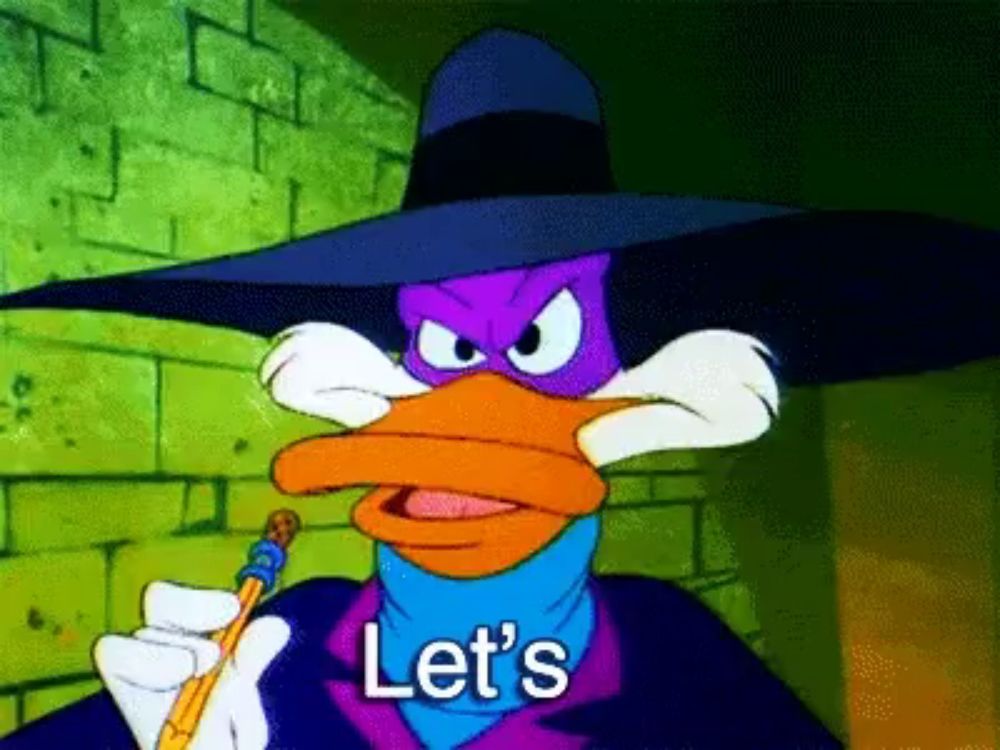 Dark Wing Duck Letsgetdangerous GIF