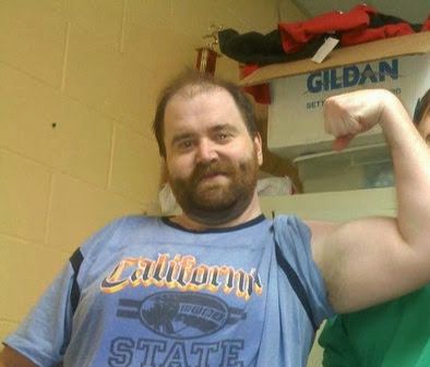 when I was lifting regularly, I had quite an arm on me. what do you think? 