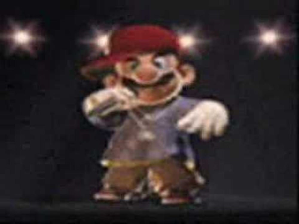 Mario Singing "Gettin Jiggy With It"