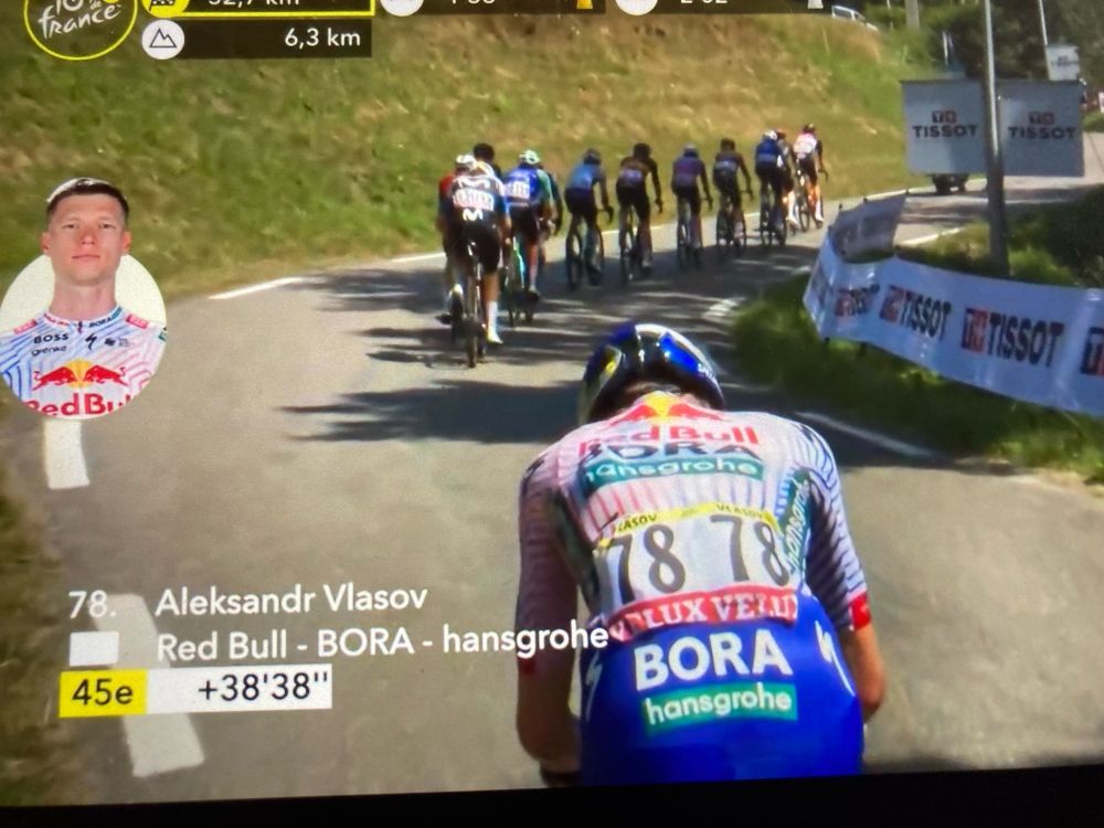 Screenshot of bike riders