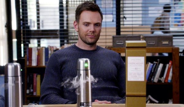 A screenshot from the show community with the character Jeff looking at a nitrogen cooled Thermos of Chevy Chase's sperm. Or Chevy Chase's character? I'm not sure. Anyway, point is, Chevy was giving his little seed soldiers away left and right and no one wanted them. 