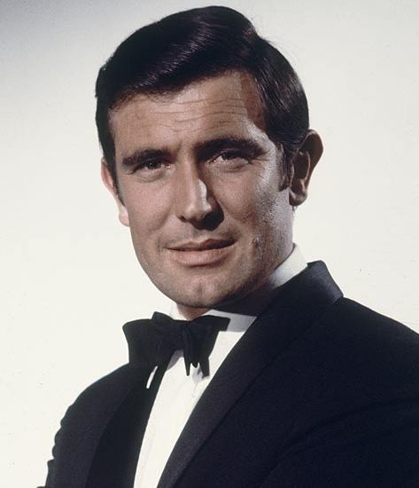 A picture of George Lazenby looking much older than 29.
