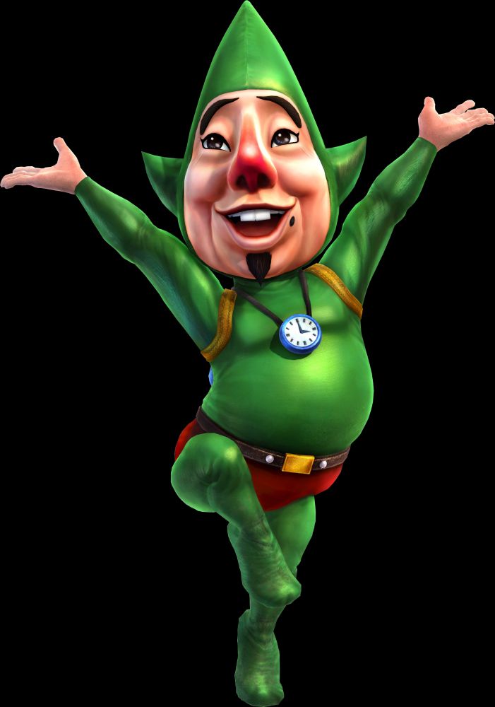 Tingle from The Legend of Zelda looking fabulous.