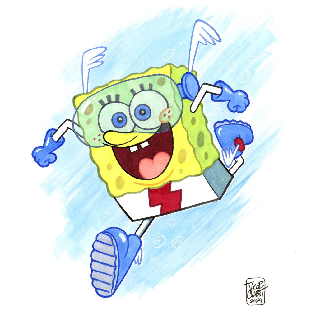 Spongebob as The Quickster