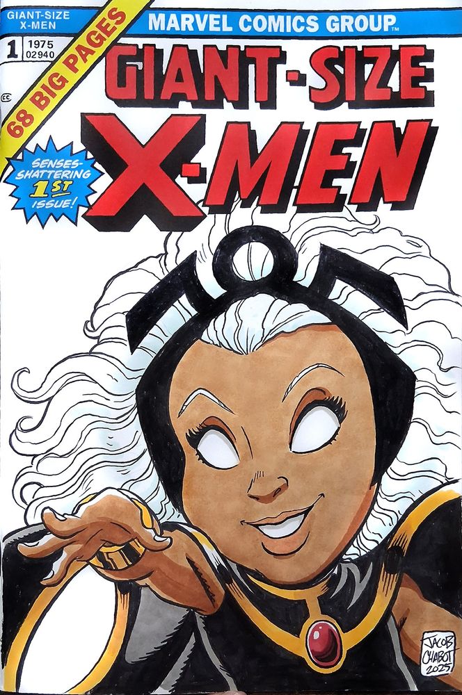 X-Babies Storm on an X-Men sketch cover.