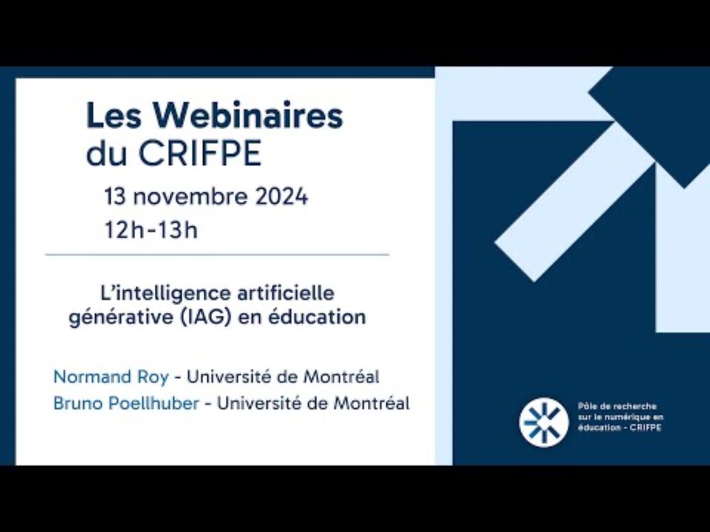L’intelligence artificielle générative (IAG) en éducation
