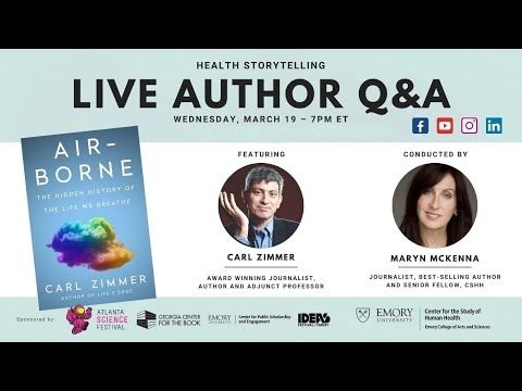 Health Storytelling with Guest Carl Zimmer