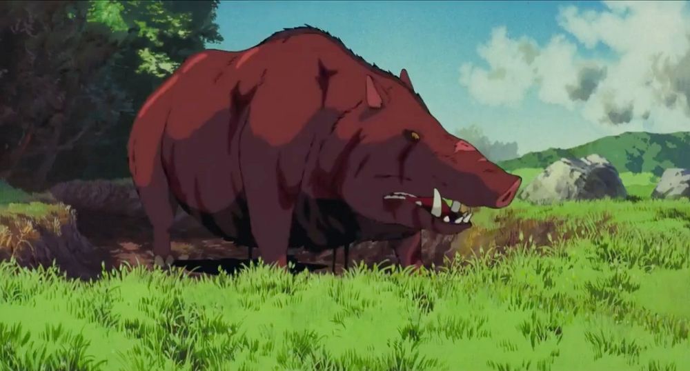 Nago the boar from Princess Mononoke