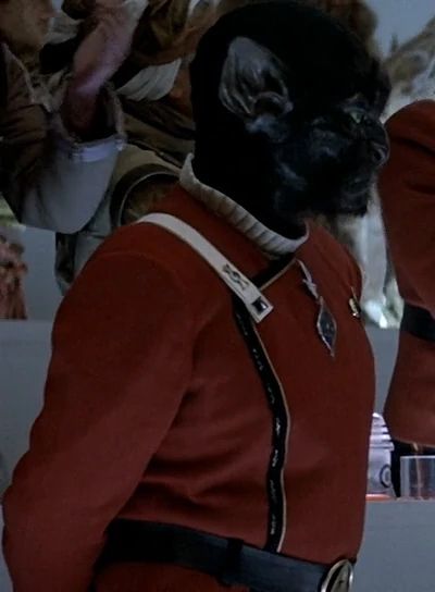 Caitian commodore from the movies