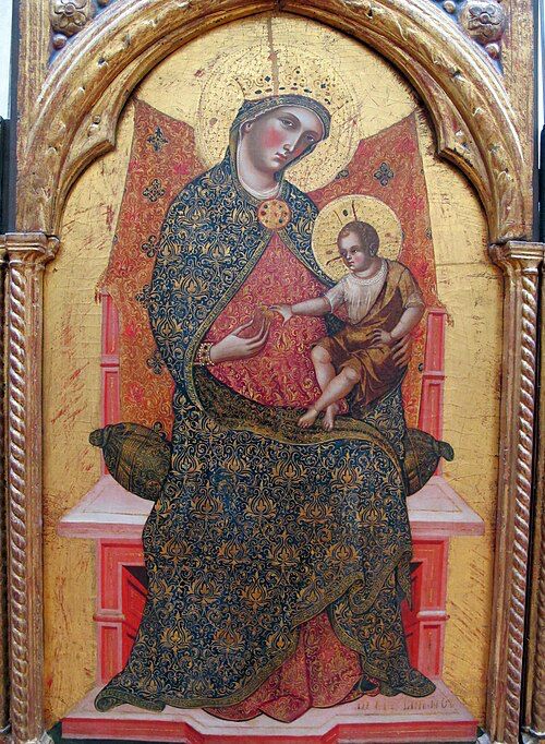 Paolo Veneziano, 1354, Madonna with Child