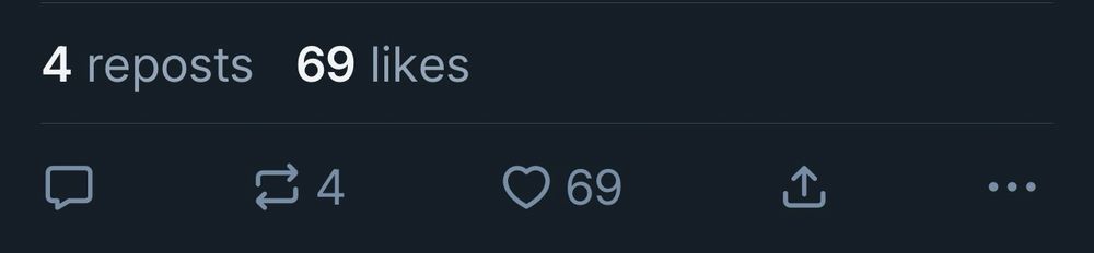 69 likes, the poaster’s dozen