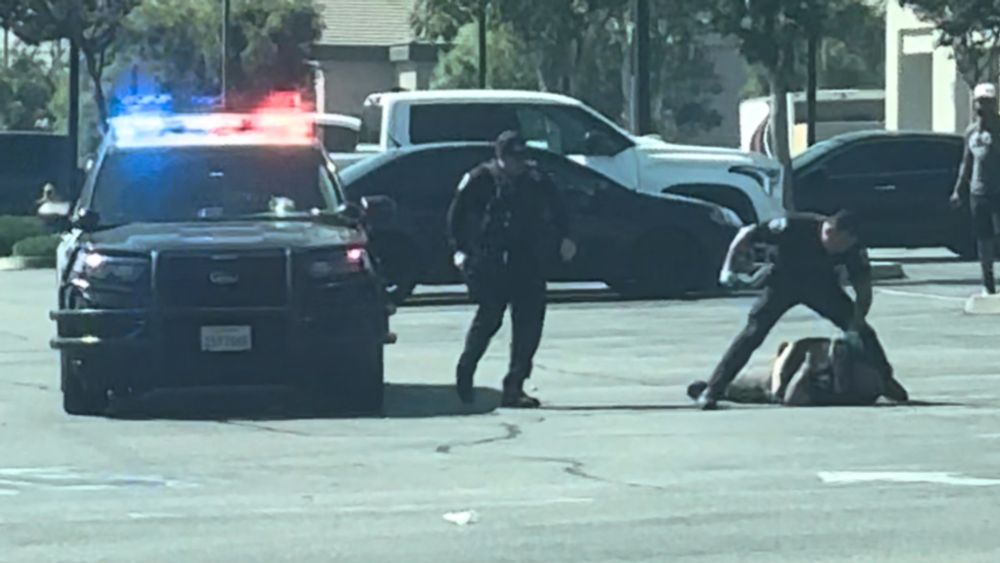 ‘What’s the justification?’ Officer in Southern California punches man after fatally shooting him