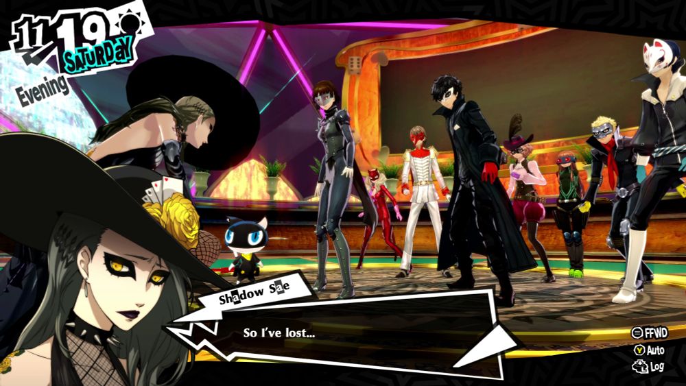 ... in Sae's Palace after her defeat.