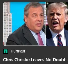 HuffPost

Chris Christie Leaves No Doubt