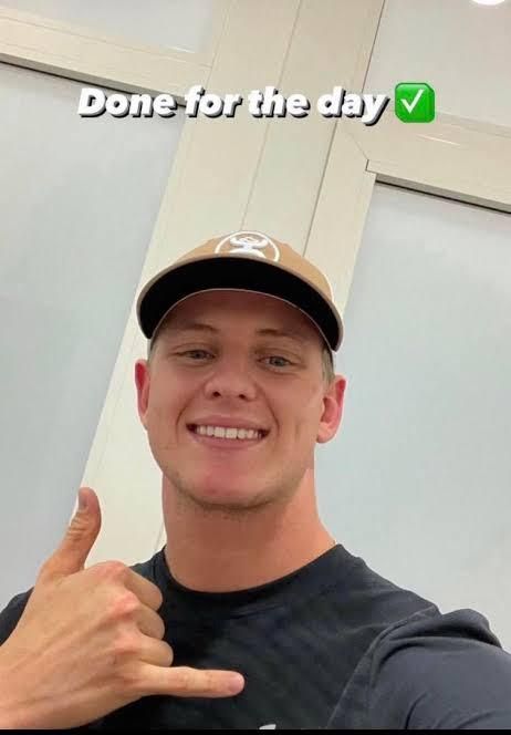 Foto de Mick Schumacher onde pon: Done for the day.