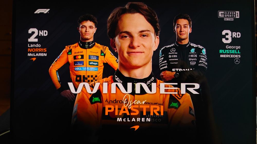 TOP 3 Grand Prix Chin 2025 Formuły 1