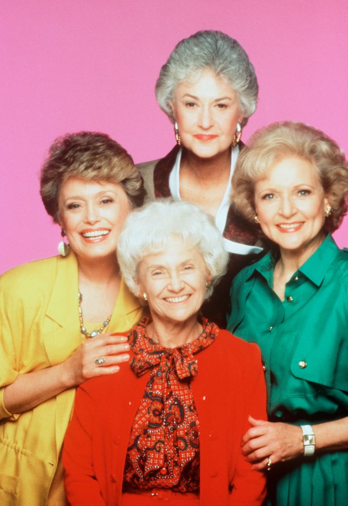 The four main characters of The Golden Girls