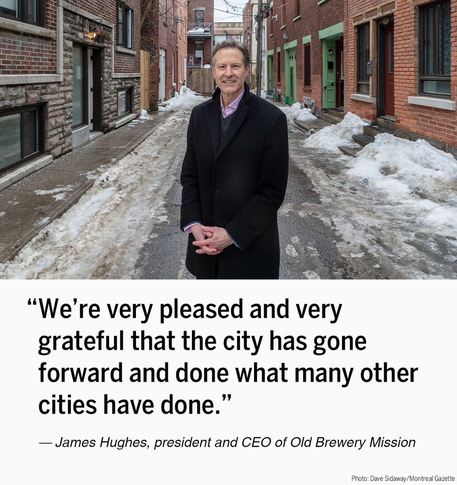 Quote from Old Brewery Mission CEO James Hughes: “We’re very pleased and very grateful that the city has gone forward and done what many other cities have done.”