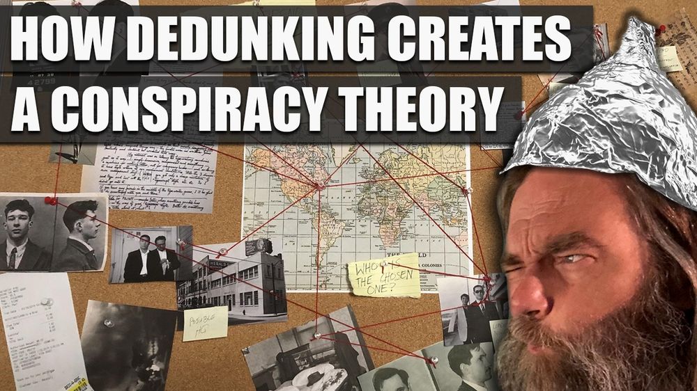 How Dan Richards of the Dedunking YouTube channel creates a conspiracy theory.