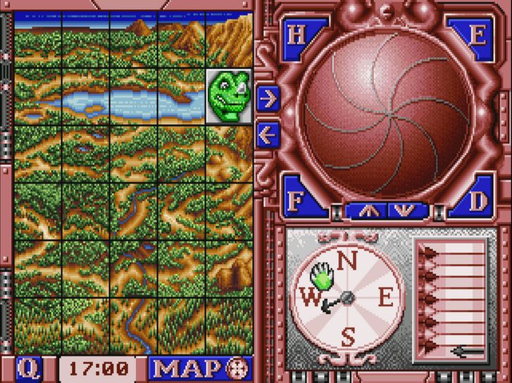 screen shot Zombie Dinos from Planet Zeltoid's interface.