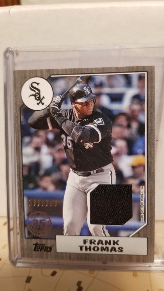 Frank Thomas relic card.