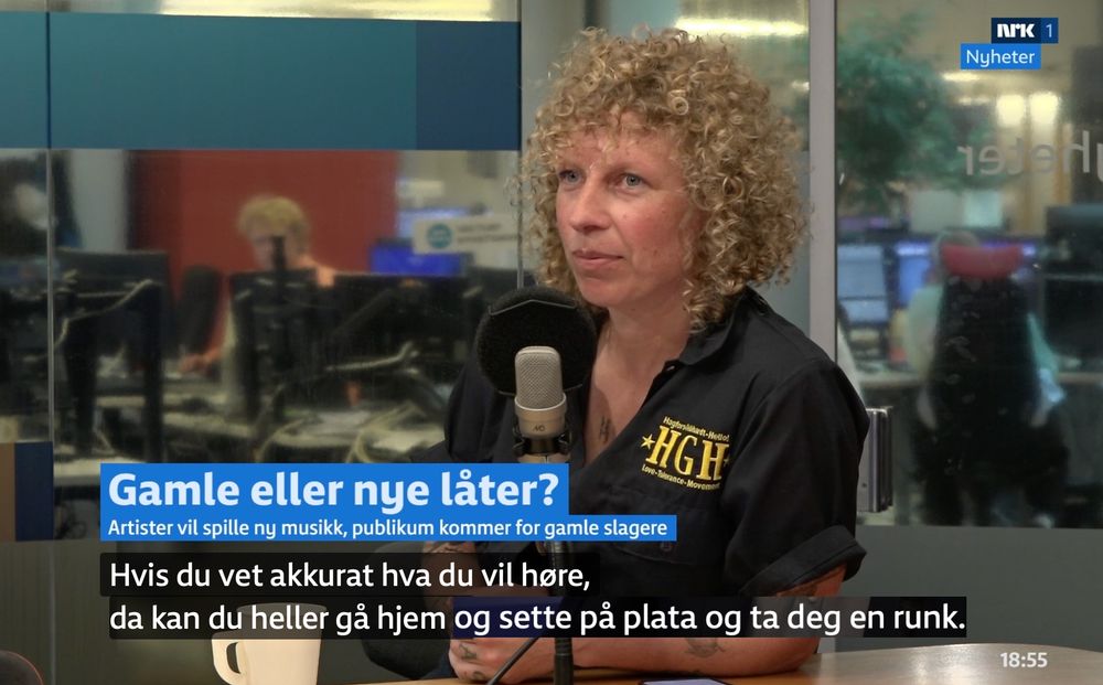 Tuva Syvertsen fra Valkyrien Allstars mener du heller kan sitte hjemme og høre på platene hvis du ikke vil ha liveversjoner av låtene til artister.