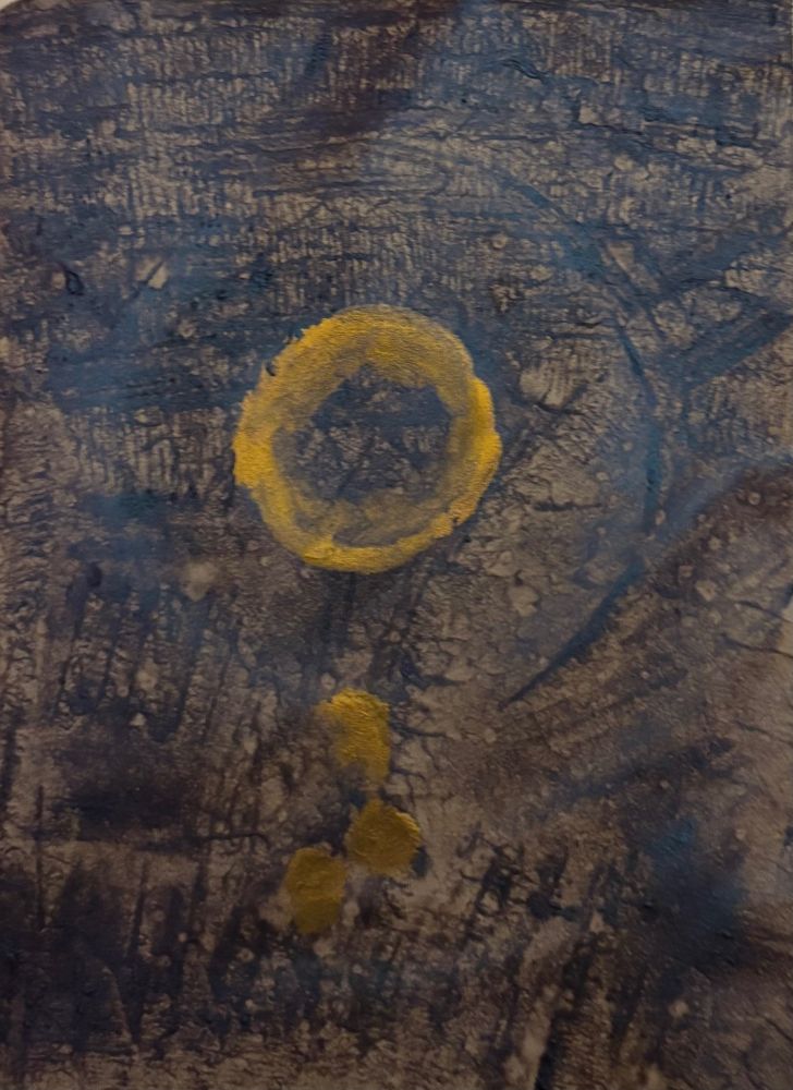 abstract watercolor pic without flash