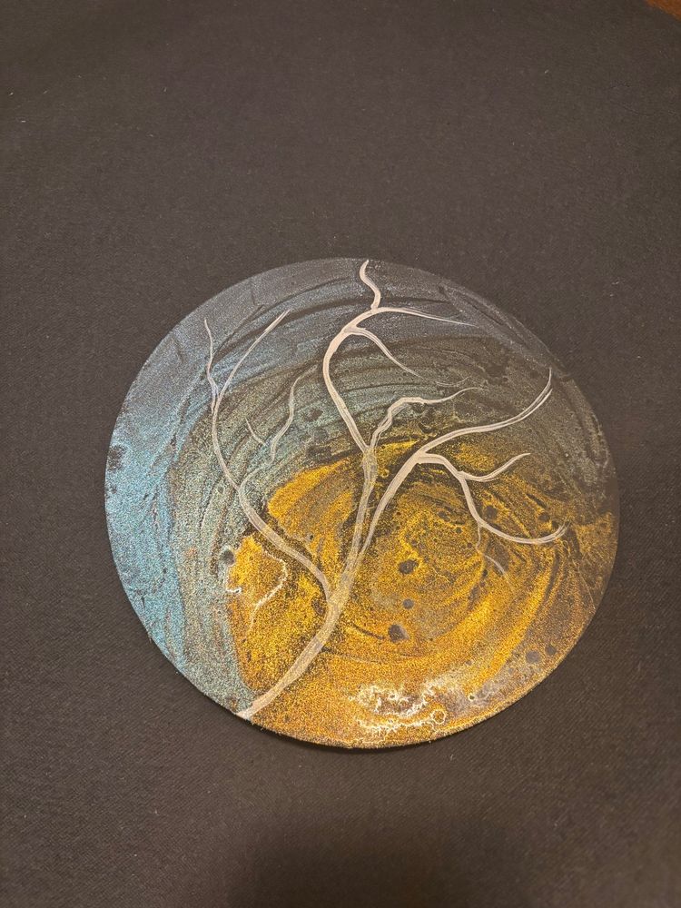 The same painting dry