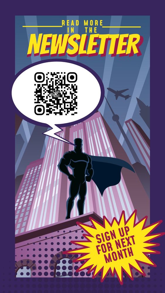 Newsletter QR code for storieswithseth.com