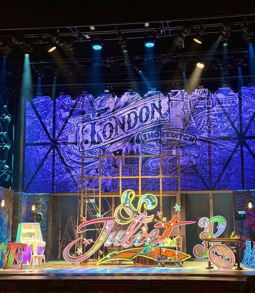 & Juliet stage set 