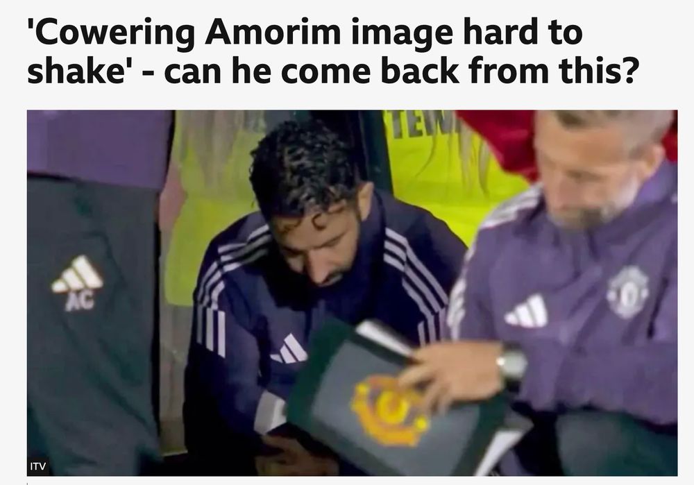 'Cowering Amorim image hard to shake' - can he come back from this? 