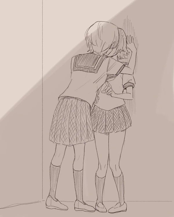 fem Yu kissing fem Yosuke