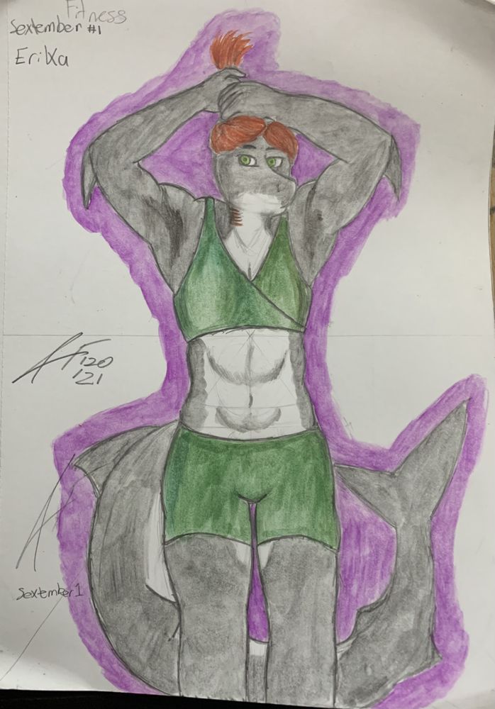  An old first look at Erika, a white shark.