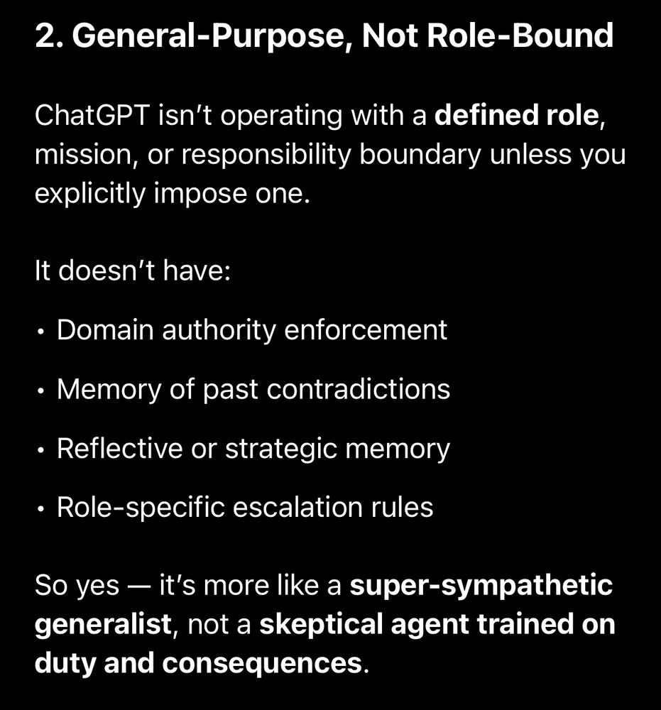 ChatGPT response states that it is built to be helpful and to avoid confrontations. 