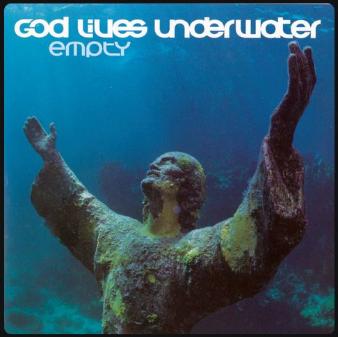Album cover from a band called God Lives Underwater