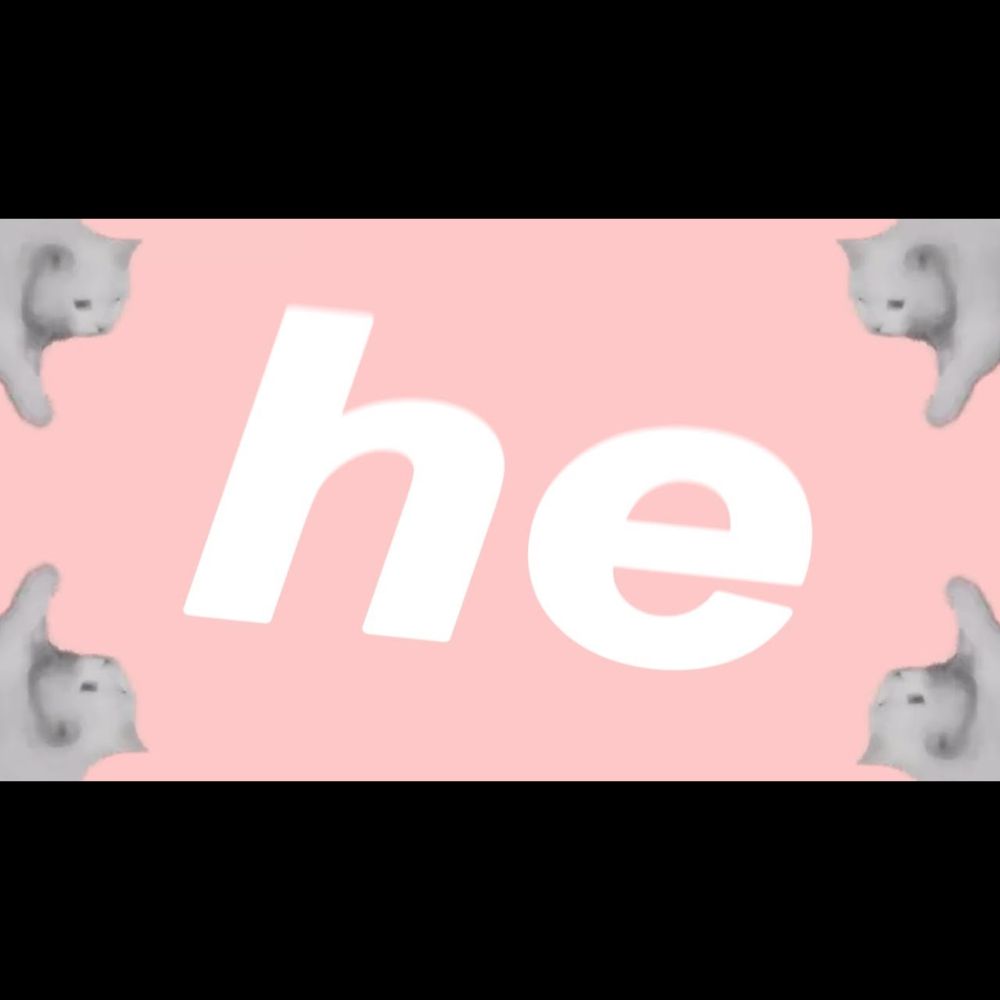 he