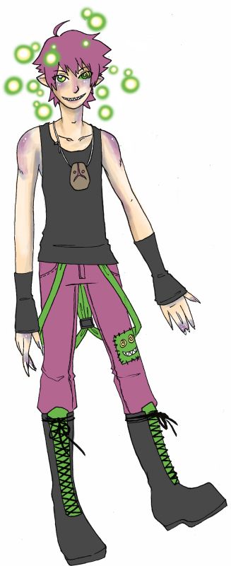 the very first version of the spiritomb gijinka, from 2017