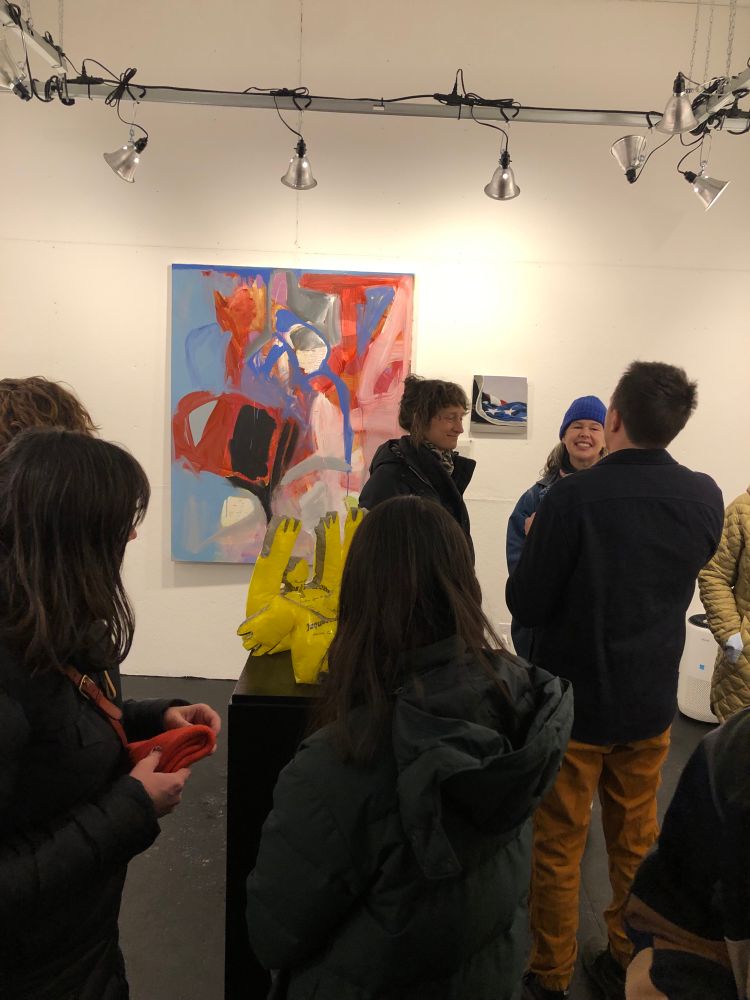 At the opening of Impolitic on Friday, January 17, 2025