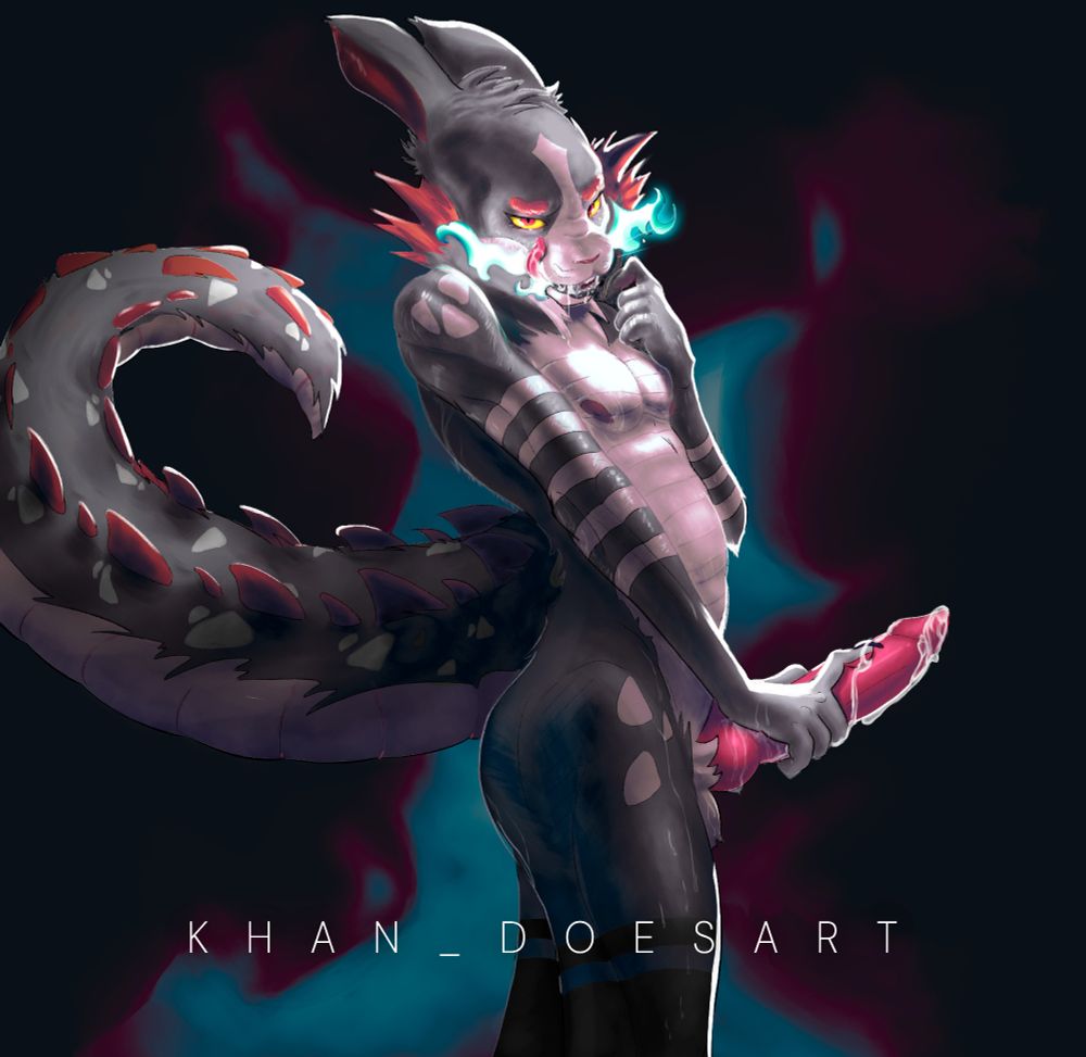 Furry art ilustration NSFW Hare bunny