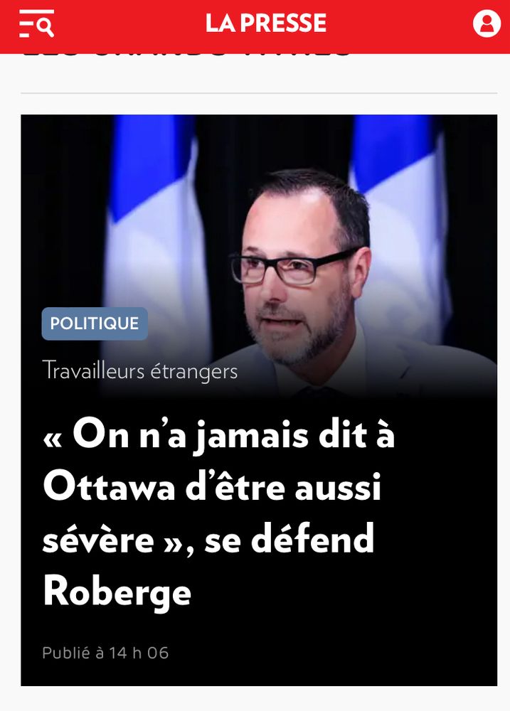 « On n’a jamais dit à Ottawa d’être aussi sévère », se défend Roberge