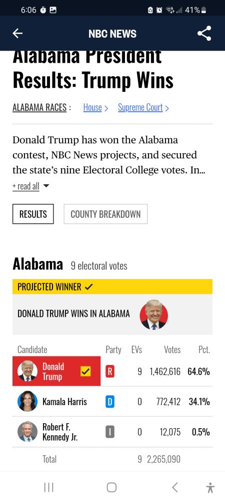 2024 election results Alabama