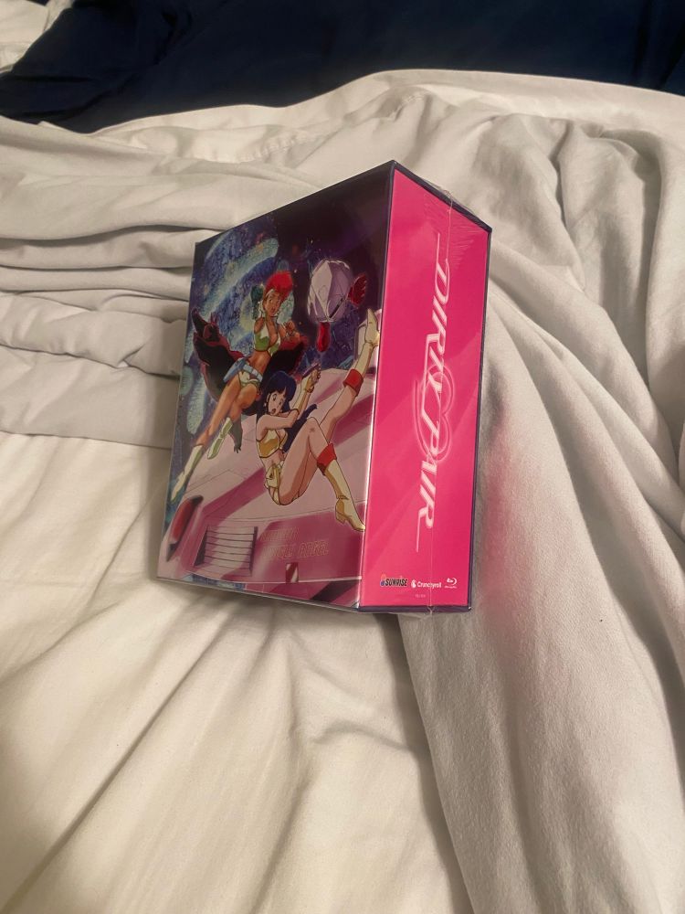 Box set of Dirty Pair anime TV series with new English dub; I backed this Kickstarter and it finally came