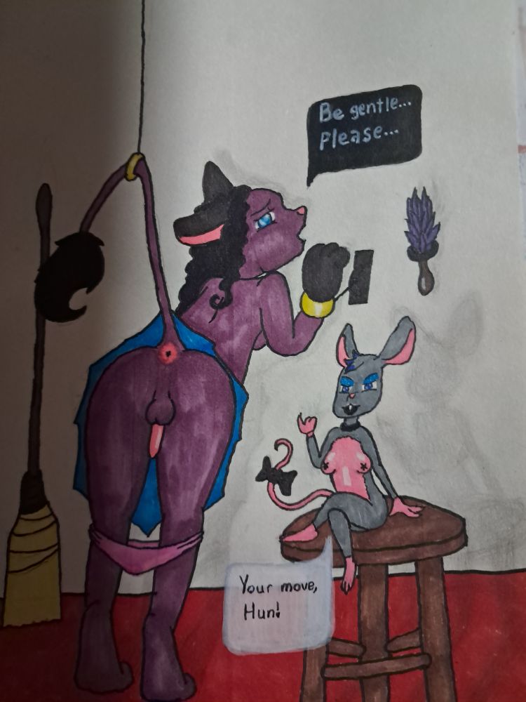 Jenna and Dagger have cooked up quite the plan to see what happens. Don't worry! Dagger is all for it! ^.-