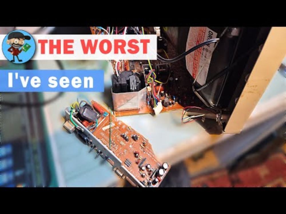 Broken Commodore 1085s epic repair