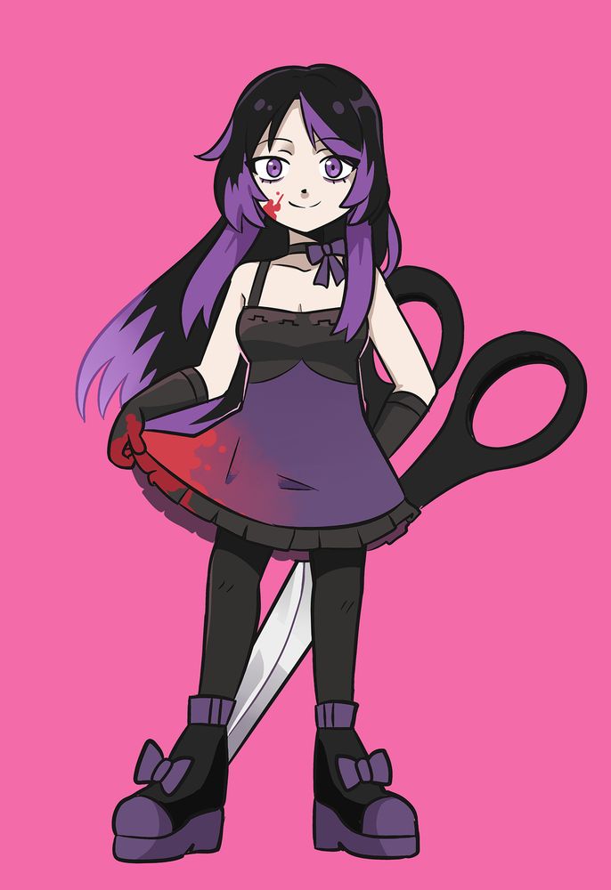 Artfight drawing for axellikes2fight (only on artfight and Deviantart) of their OC Mizuki