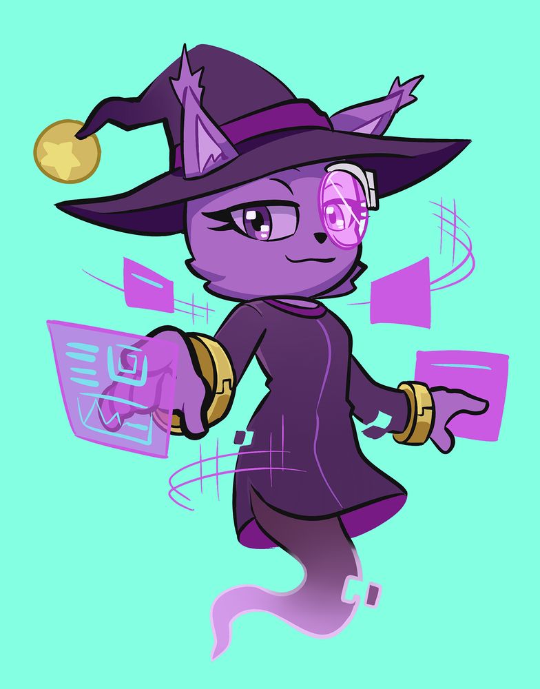 Drawing of Rorafex (on artfight) character River