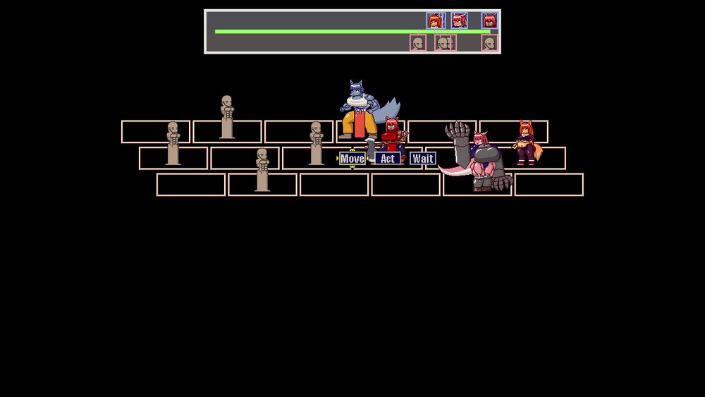 ゲーム制作　『タイトル未定』
戦闘画面です。