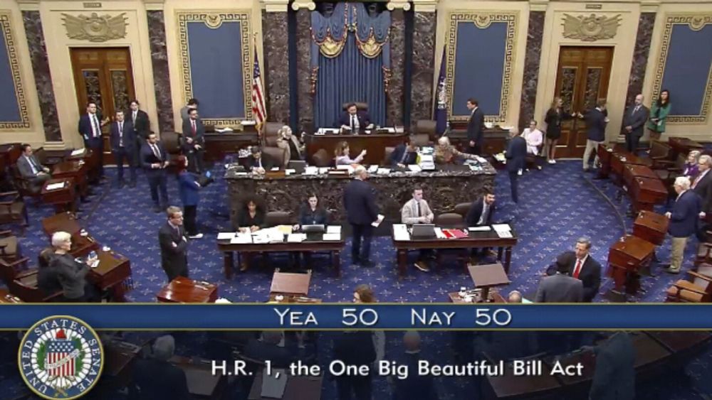 Live updates: Senate passes Trump tax bill as Vance breaks 50-50 tie