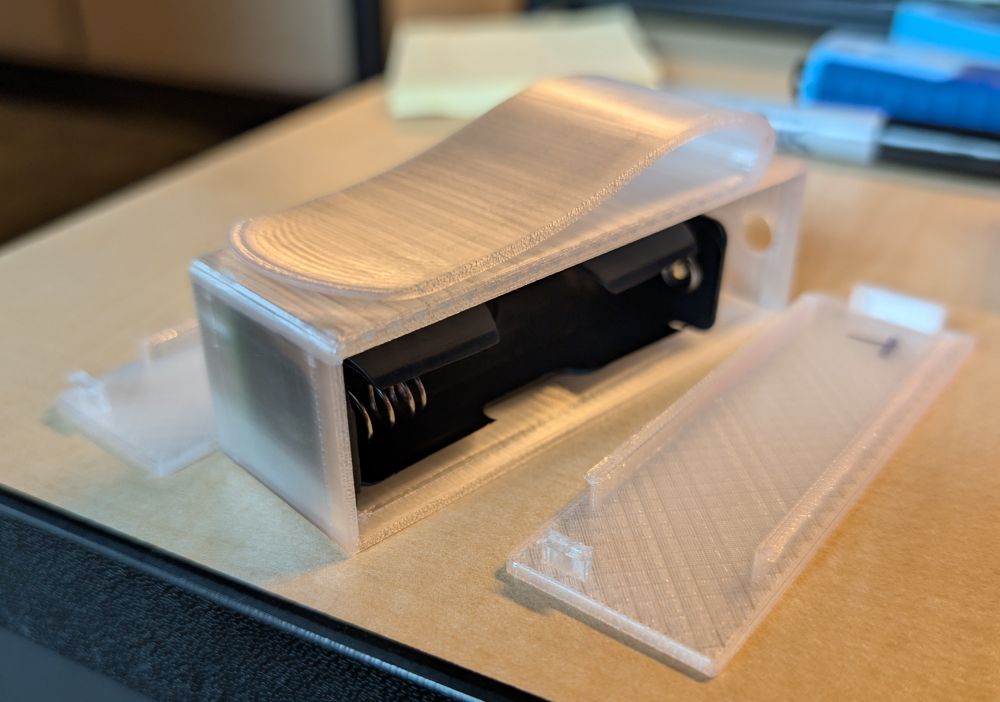 Custom box controller, battery side lid off