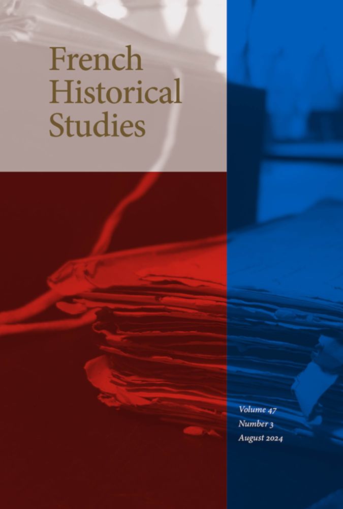 Volume 47 Issue 3 | French Historical Studies | Duke University Press